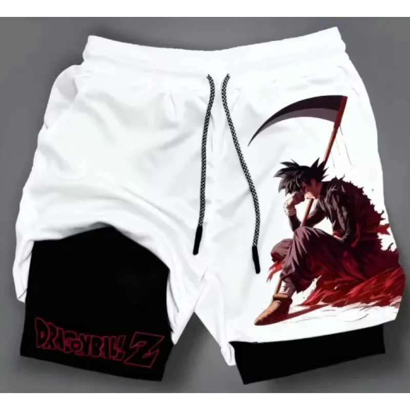 Calças de Corrida Masculinas de Verão para Fitness e Treino, Secagem Rápida, Shorts Esportivos 2 em 1 para Exercícios