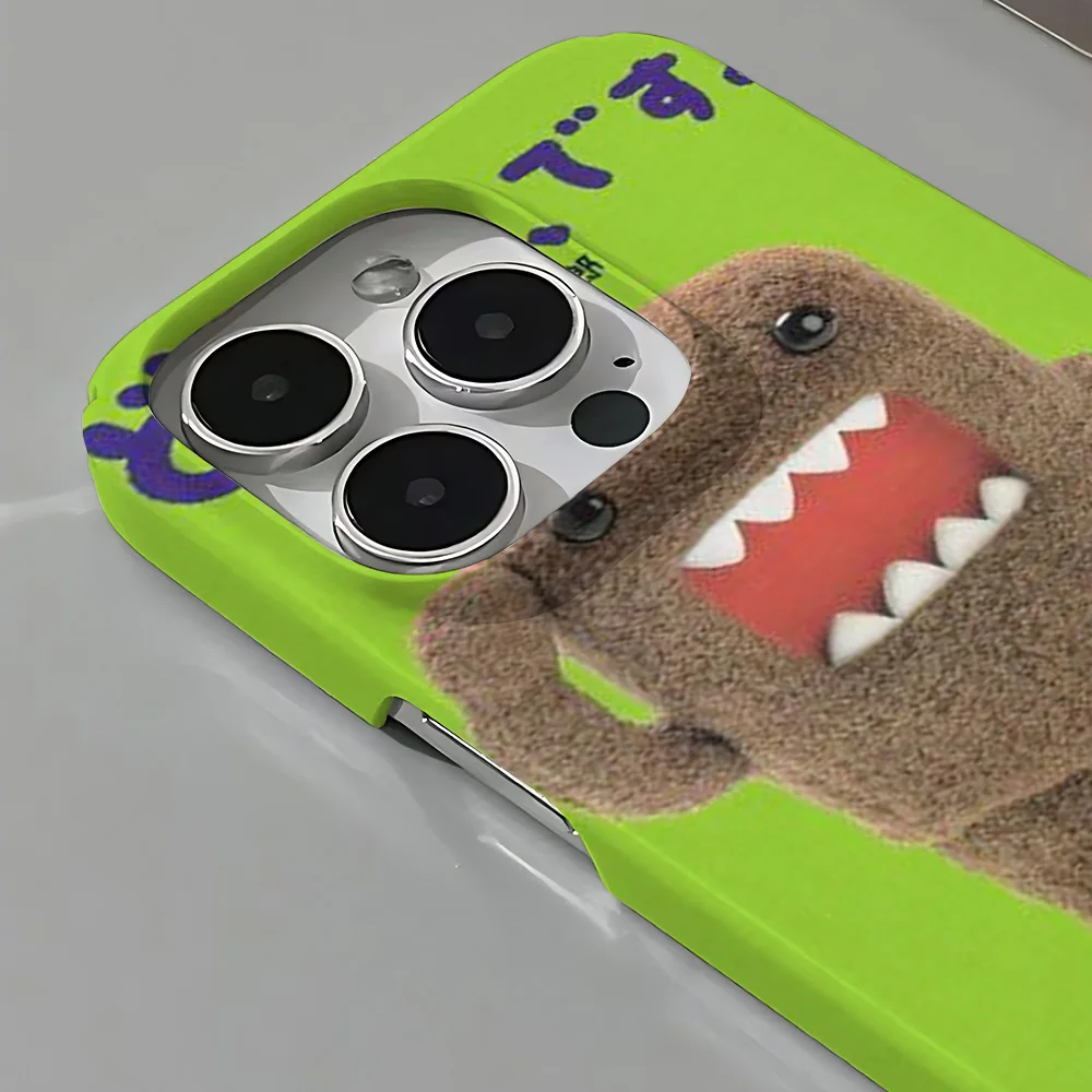 Niedliche Domo-kun Handyhülle für iPhone 16 15 14 13 12 11 Pro Max XS XR XSMax 6 7 8 Plus, glänzende HD-Hart-PC-Abdeckung – Detail 5