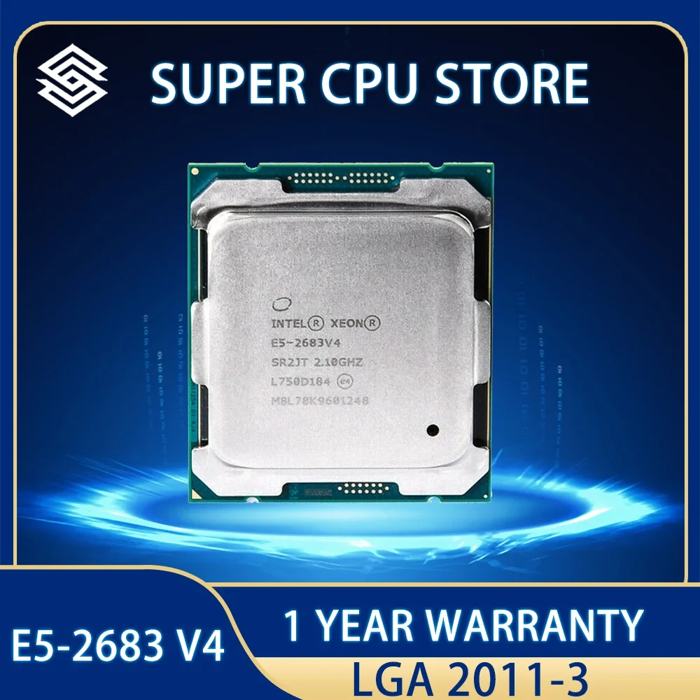 

Intel Xeon E5 2683 V4 SR2JT processor cpu 2.1GHz 16-Cores 40M LGA2011-3 E5 2683V4