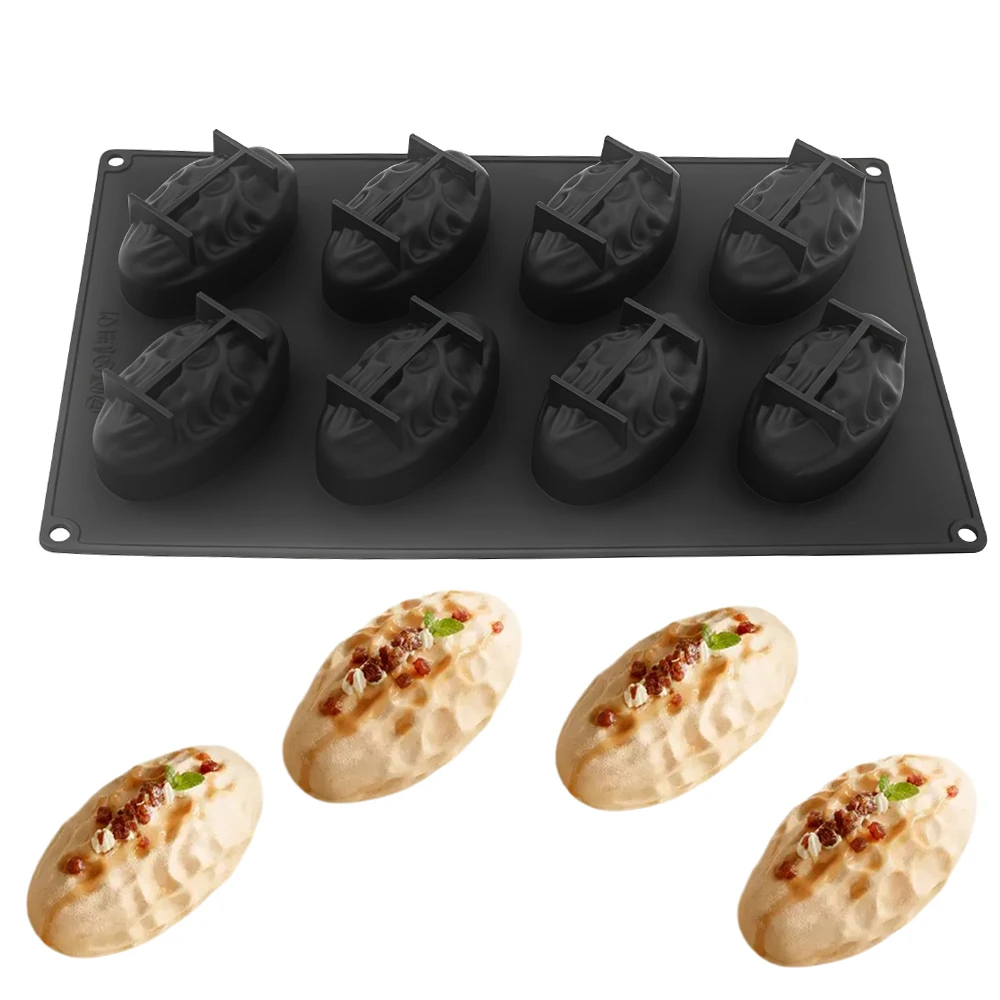 3 or 8-Cell Date Palm Design Food Grade Silicone Mousse Cake Mold Chocolate Mould DIY Soap Mold Kitchen Dessert Baking Tools