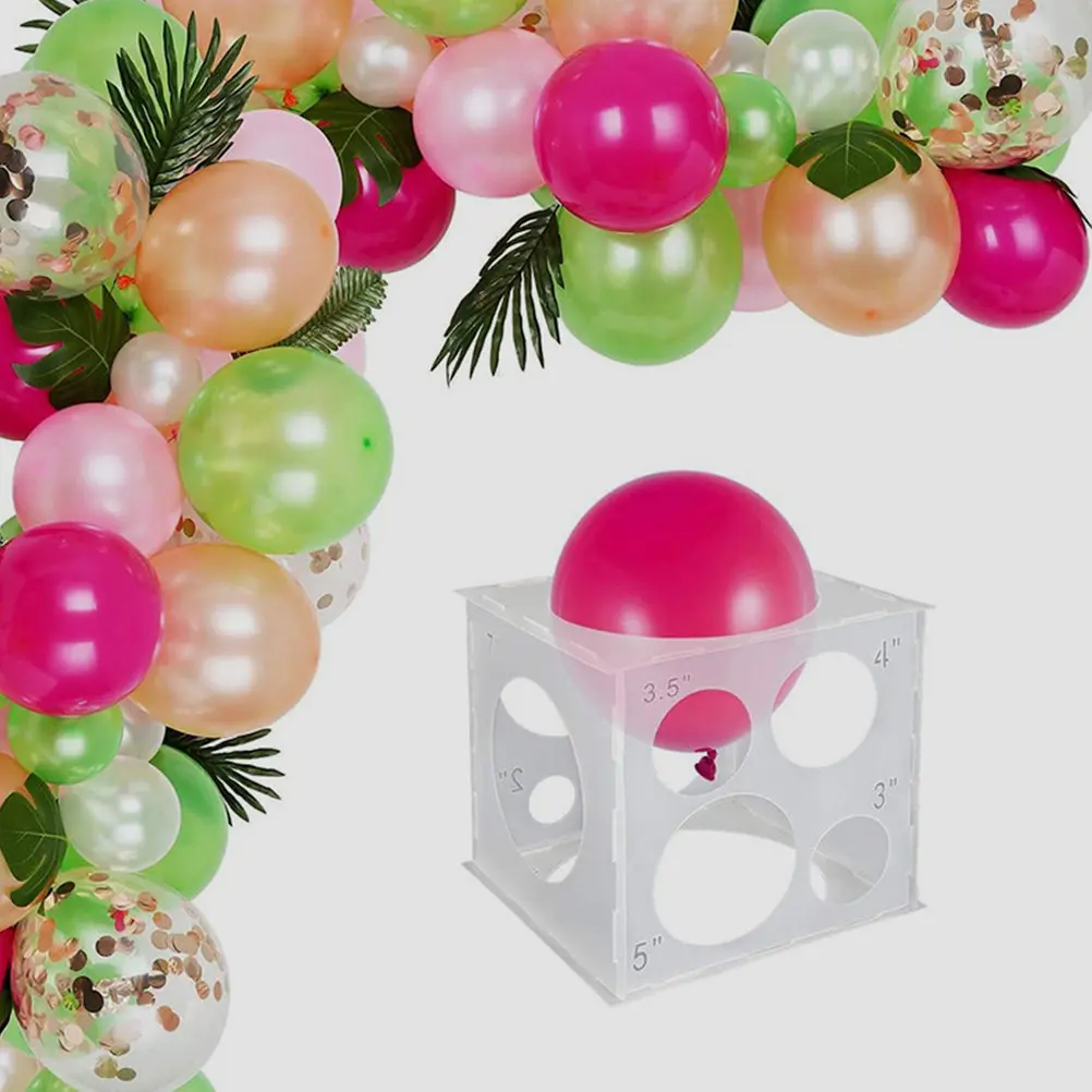 3Pcs Plastic Balloon Sizer -Hole Measuring Tool for Accurate Balloon Size Detection Portable Party Wedding Festival