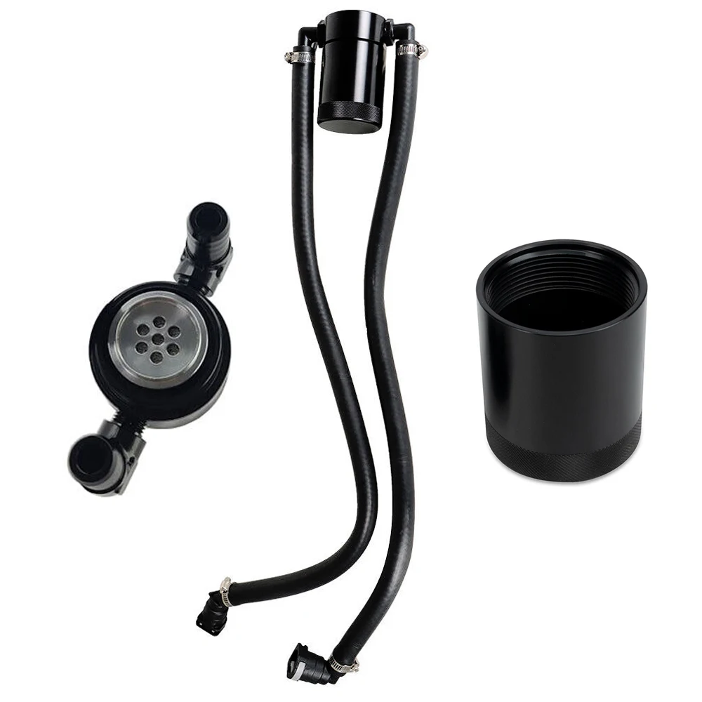 Aluminum Oil Catch Can Oil Separator Engine Parts for   F150 2.7L 5.0L Raptor 3.5L Ecoboost