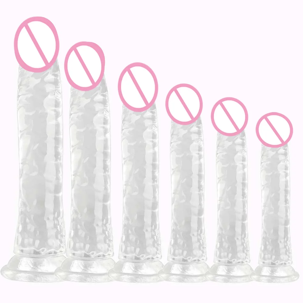 XXXL Jelly Dildo Realistic Penis Suction Cup Dildo Big Dick Female Masturbator Clitoral Stimulator Lesbian Sex Toys For Women view 2