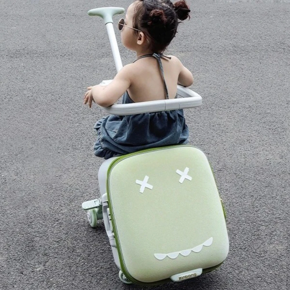 

Children's Luggage Case Can Ride and Walk the Baby's Suitcase The Baby Can Take the Suitcase 20-Inch Folding Stroller Can