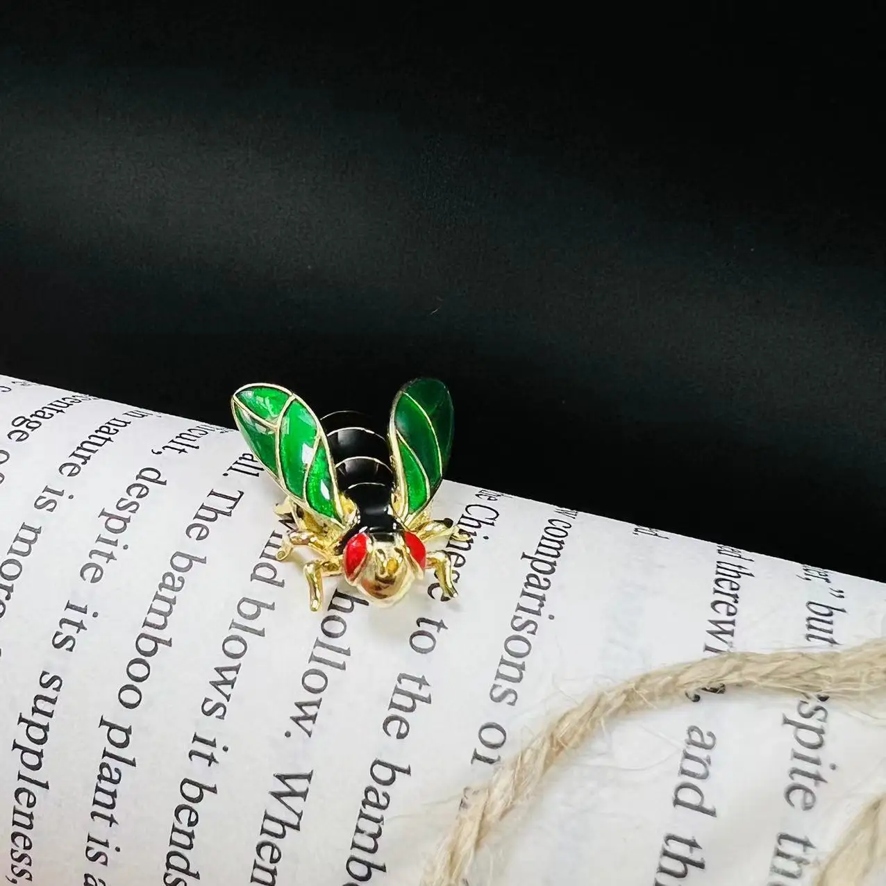 

S925 Silver Insect Shaped Bee Personalized Fashion Enamel Craft Brooch