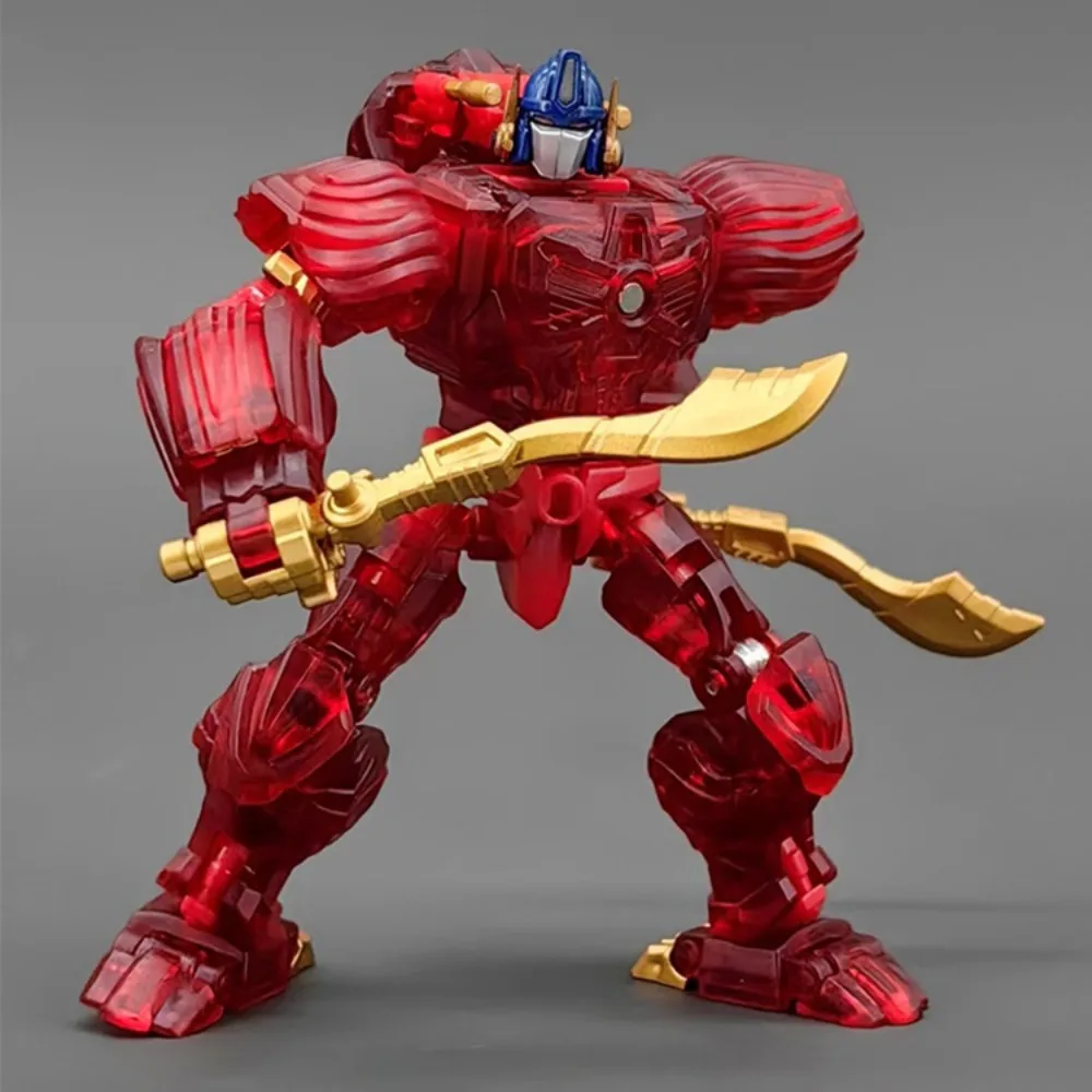 

In Stock Rt-01r Orangutan Casesar Caesar Repainted Red Transparent Model Small Proportion Deformation Toys Robot Action Figures