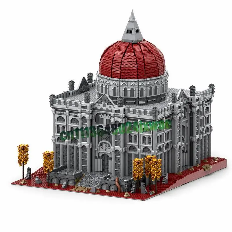 18222Parts Bestial Sanctum Building Blocks Fantasy Architecture Model DIY Assembly Creative Toy Collection Display Puzzle Gifts