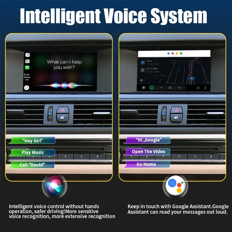 Retrofit Kit Wireless Carplay For BMW 5 7 Series CIC/NBT/EVO System Android Auto AfterMarket camera Factory camera Multifunction