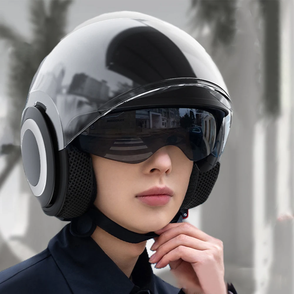 Motorcycle Helmet Ultra-Light Bike Safety Helmet Double Lens Scooter Half Cycling Helmet MTB Bike Bicycle Motorcycle Helmet