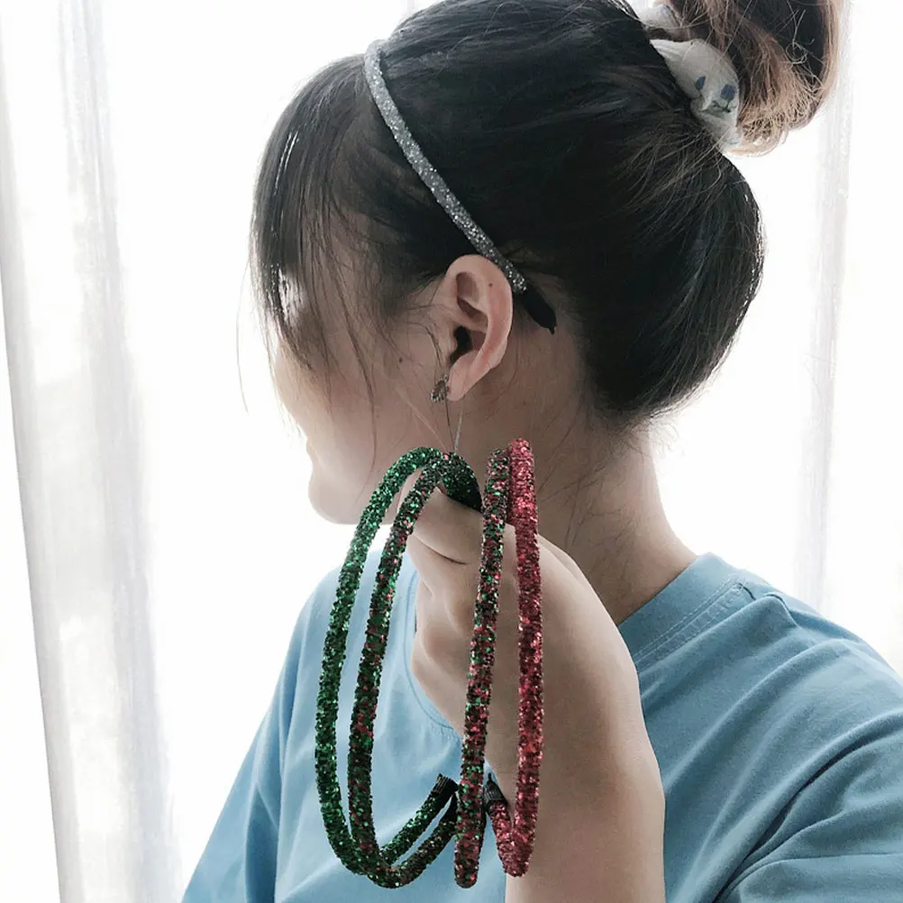 

5pcs Headb s Christmas Decor Hair Accessories Selfie Photoshoot Props Festival Party Christmas Headdress Props Xmas Hairb s