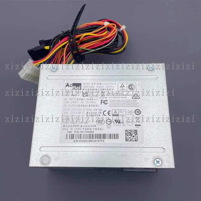 ZZT + SFXA5061B 60W PSU Disco Duro Video Rcorder 4 * Monitor SATA Fuente de alimentación ATX PSU 100% probado
