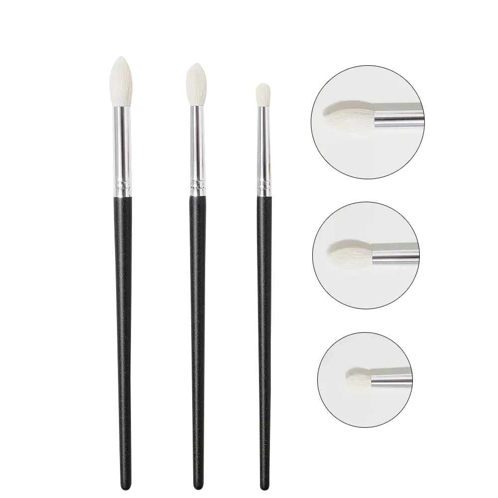 

1Pc Goat Hair Tapered Crease Blending Brush Eyeshadow Make Up Cosmetic Kit Eye Makeup Brushes Smudge Brush Beauty Makeup Tools