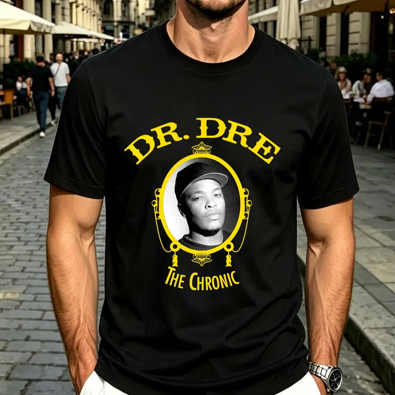 washed T Shirt Vintage 90 s Dr Dre The Chronic Size Large Rap Album Promo Hip Hop Music long or short sleeves vintage Washed