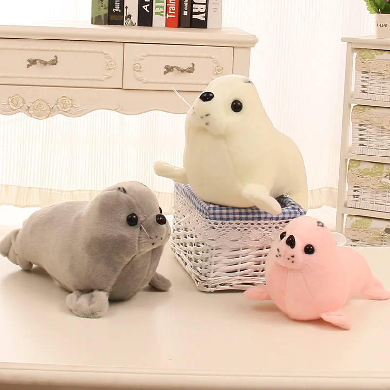 

Seal and Sea Lion Plush Toy Pillow Cloth Doll Aquarium Doll