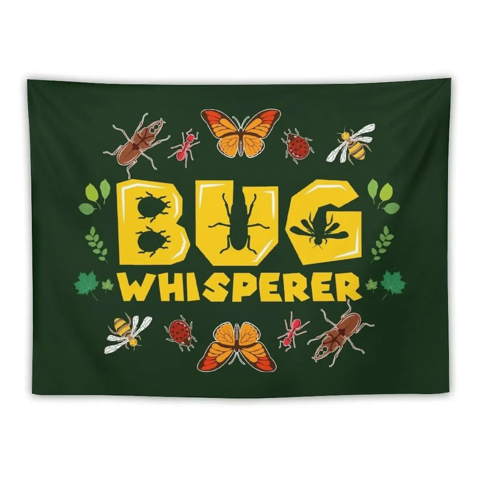 Bug Whisperer Insect Ant Butterfly Ladybug Gift Tapestry Decor Home Bedroom Decoration Room Ornaments Tapestry