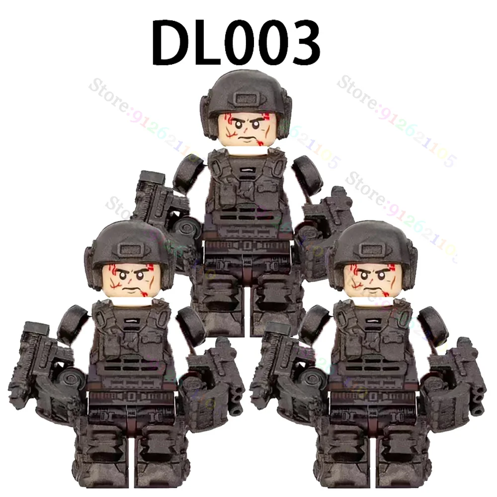 DL003 Building Blocks New Movie Series Character Armor Helmet with Wings Action Toys Christmas Gift For Children DL002