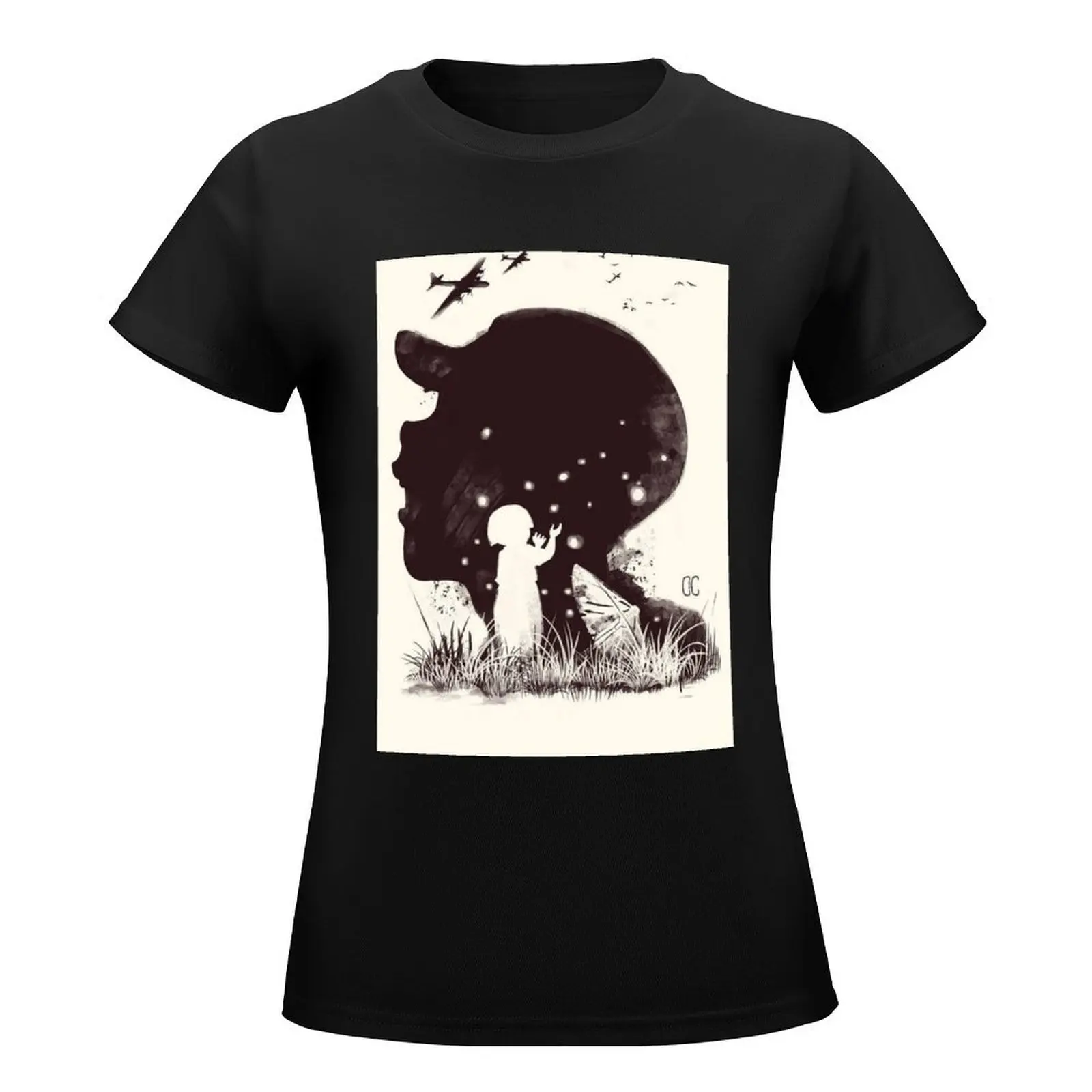 Anime Movie - Grave Of The Fireflies T-Shirt summer top vintage clothes cat shirts for Women