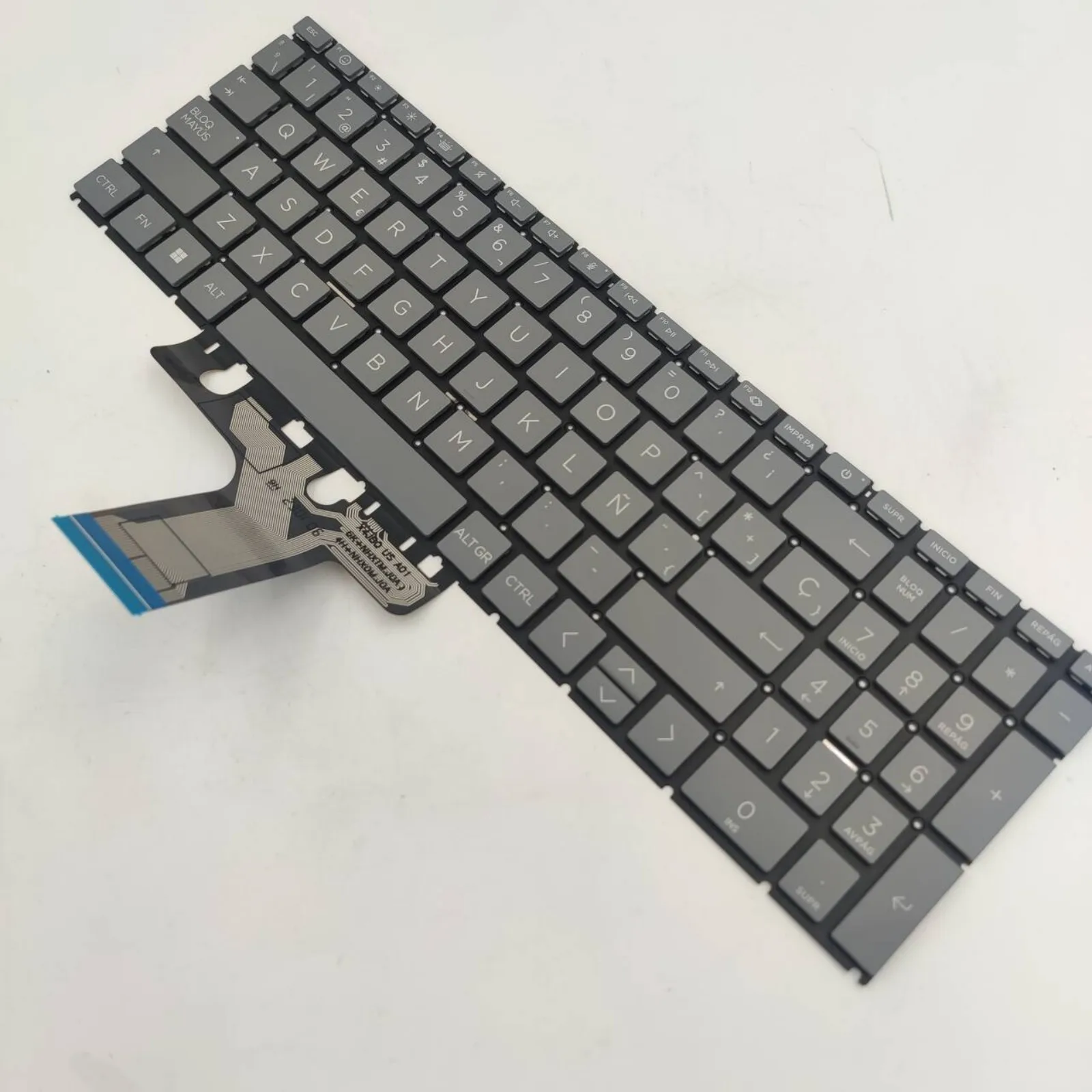 US RU SP layout for HP 250 G10 255 G10 TPN-Q286 TPN-Q287 15-FD 15-FC 16-AB laptop keyboard