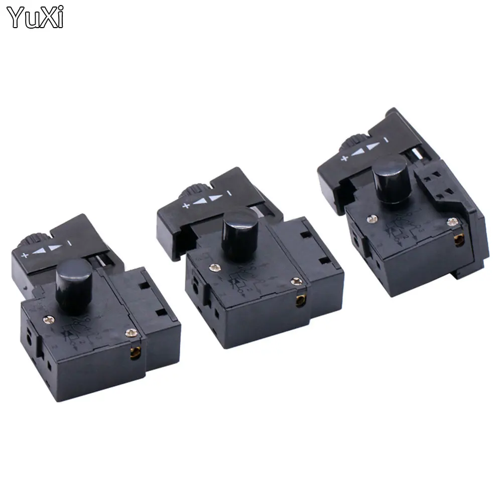 

Power Switch FA2-6/1BER 6A 250V Lock On Power Tool Electric Drill Speed Forward and Reverse Control Trigger Button Switch