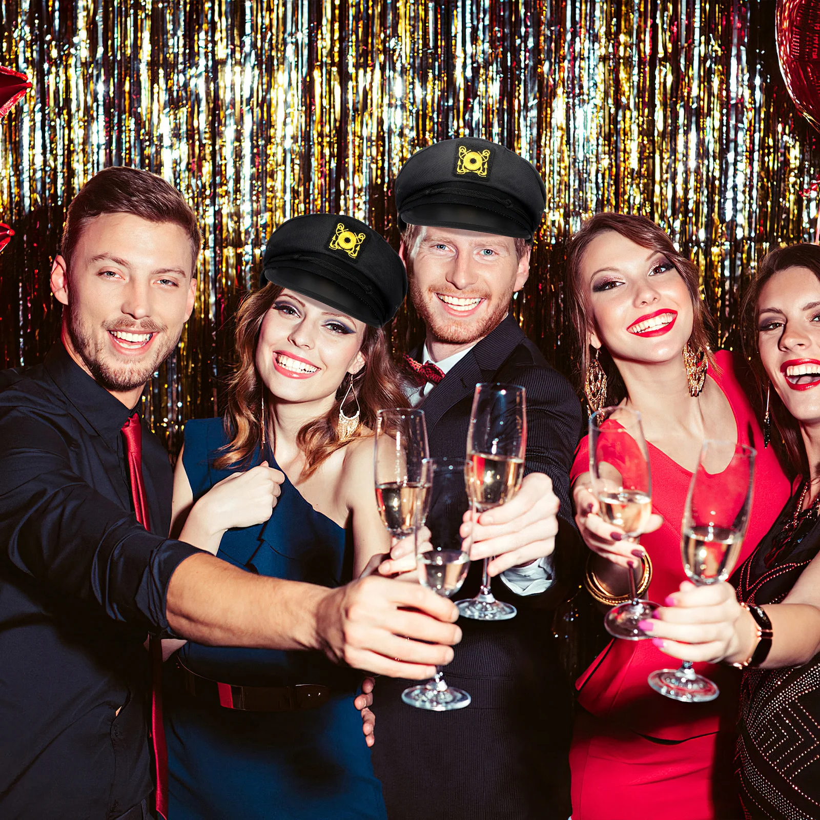 

Captain Hat Adult Unisex Polyester Sun Hat with Curved Brim for Shade Outdoor Sports Vacation Holiday Camping Walking Sailing