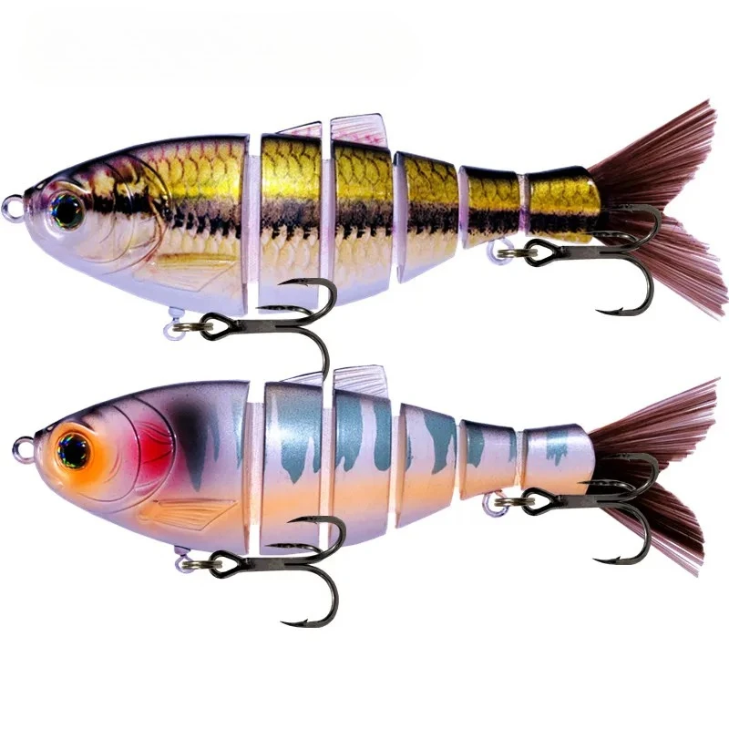 14cm 66g Big Size Glide Bait Lifelike Multi Jointed Swimbait Lure Pike Muskie Walleye Bass Fish Lure Sea Fishing Bait