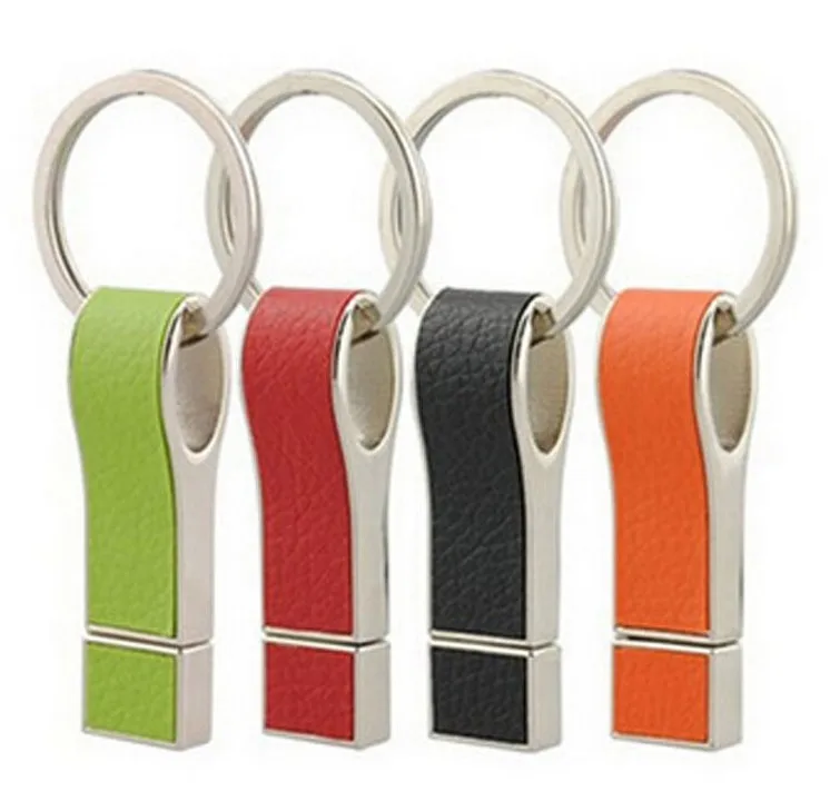 2023 New Usb Stick USB flash drive 32GB 64GB 128GB 256GB 512GB 1000GB Leather keychain - USB Flash 2.0 Memory Drive Stick