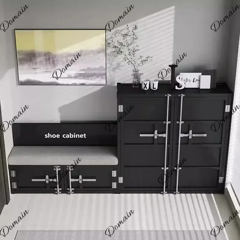 SM With Seat Cheap Shoe Cabinets Luxury Stool Design Storage Cheap Shoe Cabinets Living Room Display Archivadores Salon Furnitur
