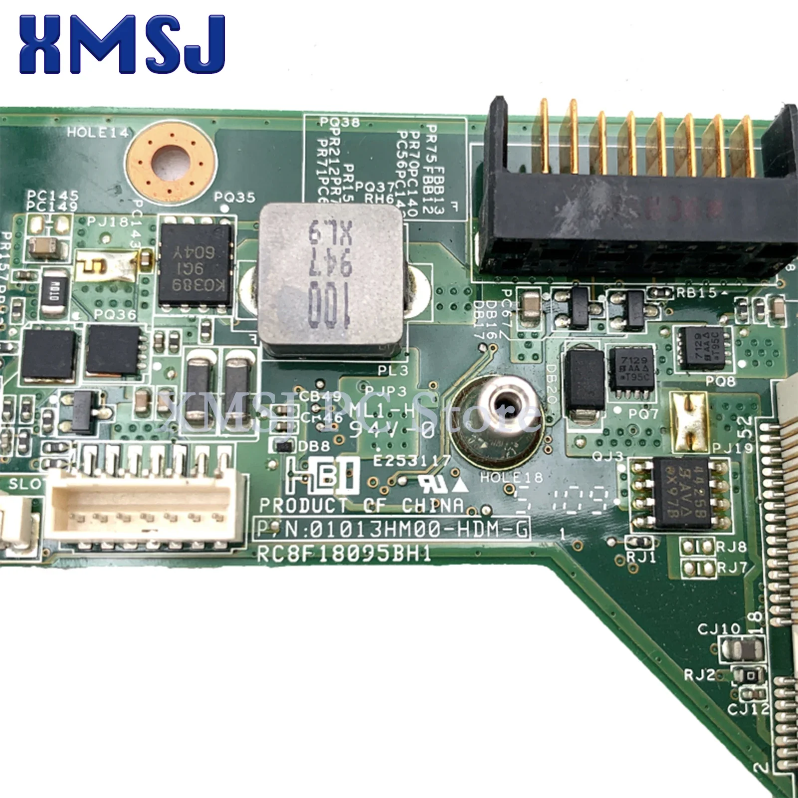 Материнская плата XMSJ для ноутбука HP CQ62 G62 610160-001 597673-001, DDR3, бесплатный процессор, основная плата, полное тестирование