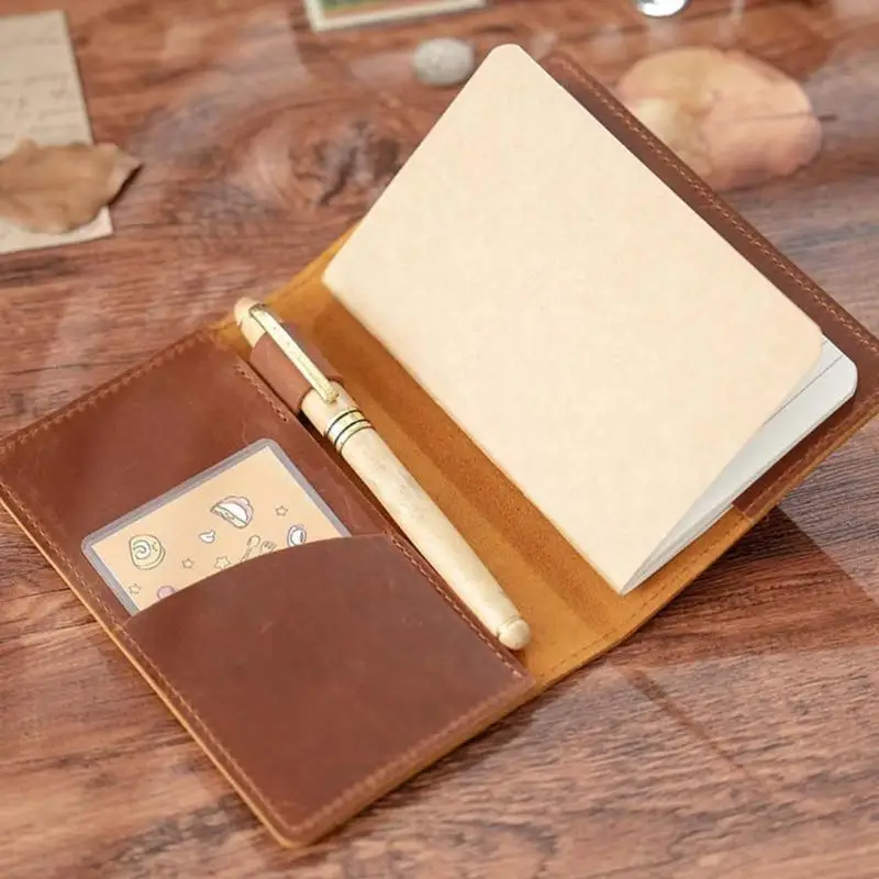 Notebook Cover Cover Kulit Notebook Harian Notepads Perjalanan Jurnal Notebook