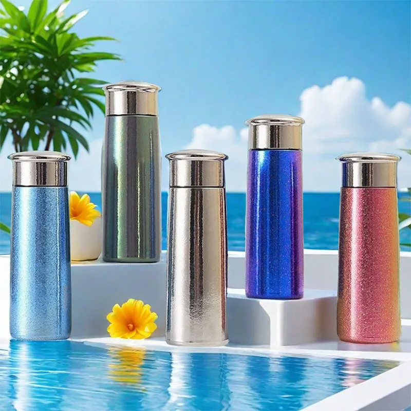 

280/398ML Thermos Cup Thermos Cup For Camping Shopping Travel Gift,Pure Titanium Vacuum Flasks,Drinkware,Conical Water Bottle