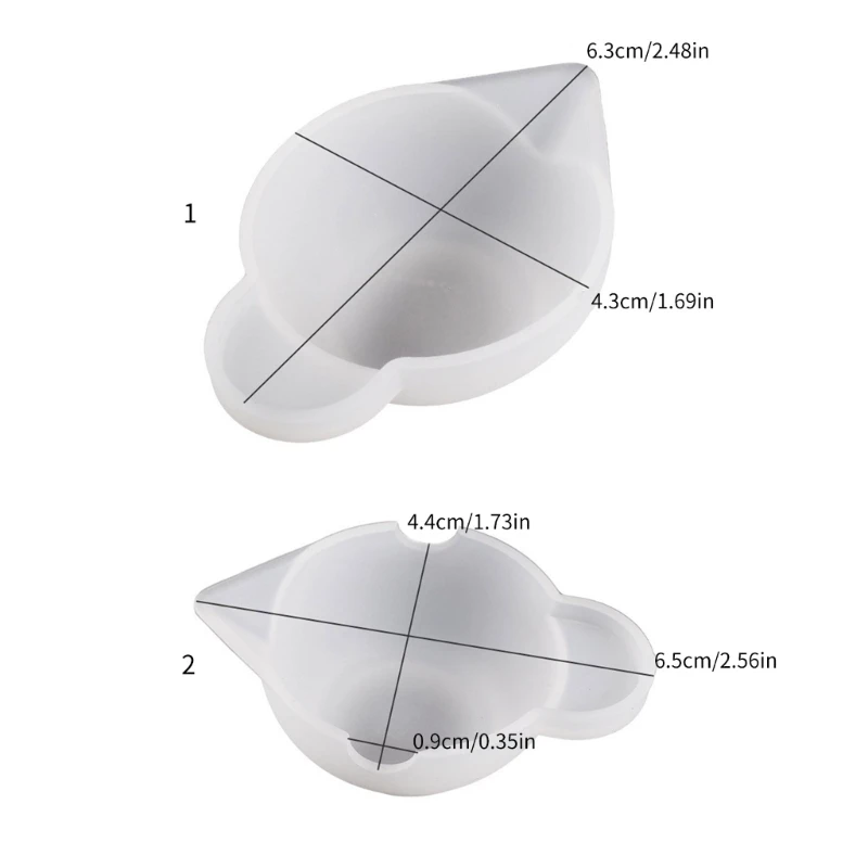 ZB91 Dispenser Cangkir Pencampur Cetakan Silikon Alat Pembuat Perhiasan Resin Epoksi DIY Alat Ukur