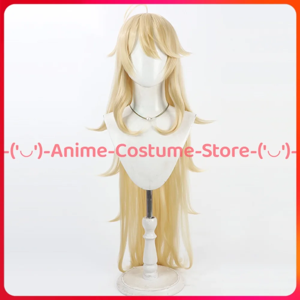 NIJISANJI Kohaku شعر مستعار تأثيري أنيمي لعبة شخصية هالوين كرنفال زي حفلة الباروكات مقاومة للحرارة الشعر الاصطناعية