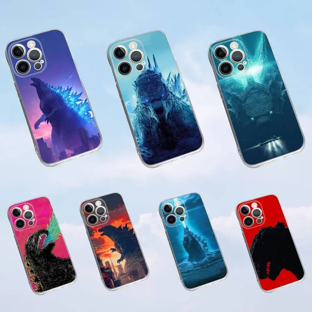 

Monster-G-GodzillaEs-s Phone Case For iPhone 16,15,14,13,12,11 Pro,Max,Plus,X,XS,XR,SE,Mini Transparent Silicone Soft