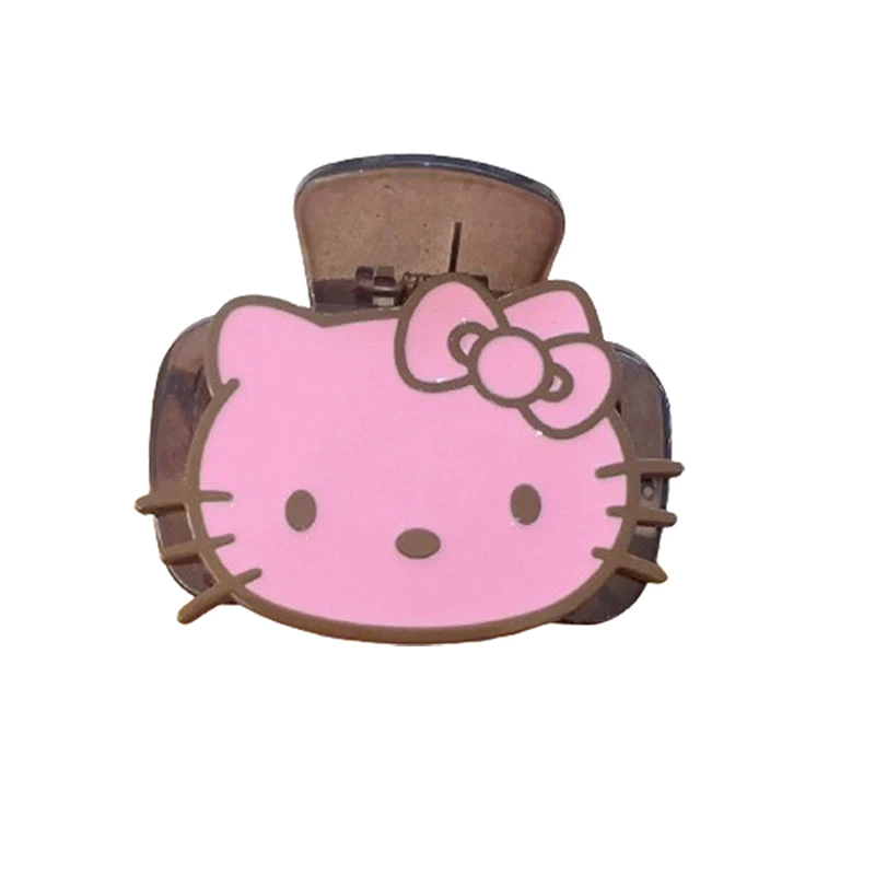 Épingle à cheveux de dessin animé Anime Kitty pour filles douces, double face, KT Cat Premium Grip, mode, mignon, dos, requin, pince à cheveux, accessoires pour cheveux