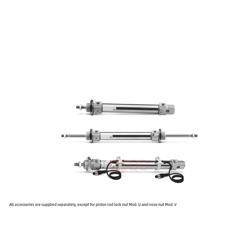 CAMOZZI-Cylindre circulaire en acier inoxydable, 24 pipeline, 25 pipeline, 16Nl'autorisation, 16N3A, 16N2A08A, 16N2A10A, 16N2A12A010, 015, 020, 025, 030, 040, 050, 080, 100