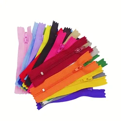 10pcs 3 Inch-24 inch (7.5cm-60cm) Nylon Coil Zippers for Tailor Sewing Crafts Nylon Zippers Bulk 20 Colors