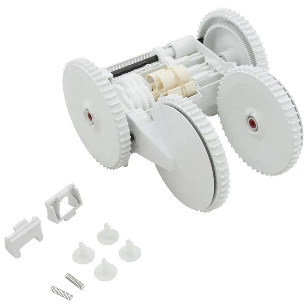 Lower Body Conversion Rebuild Kit Next Generation Pool Cleaner with 4 Wheel Suction and Included Throats, White