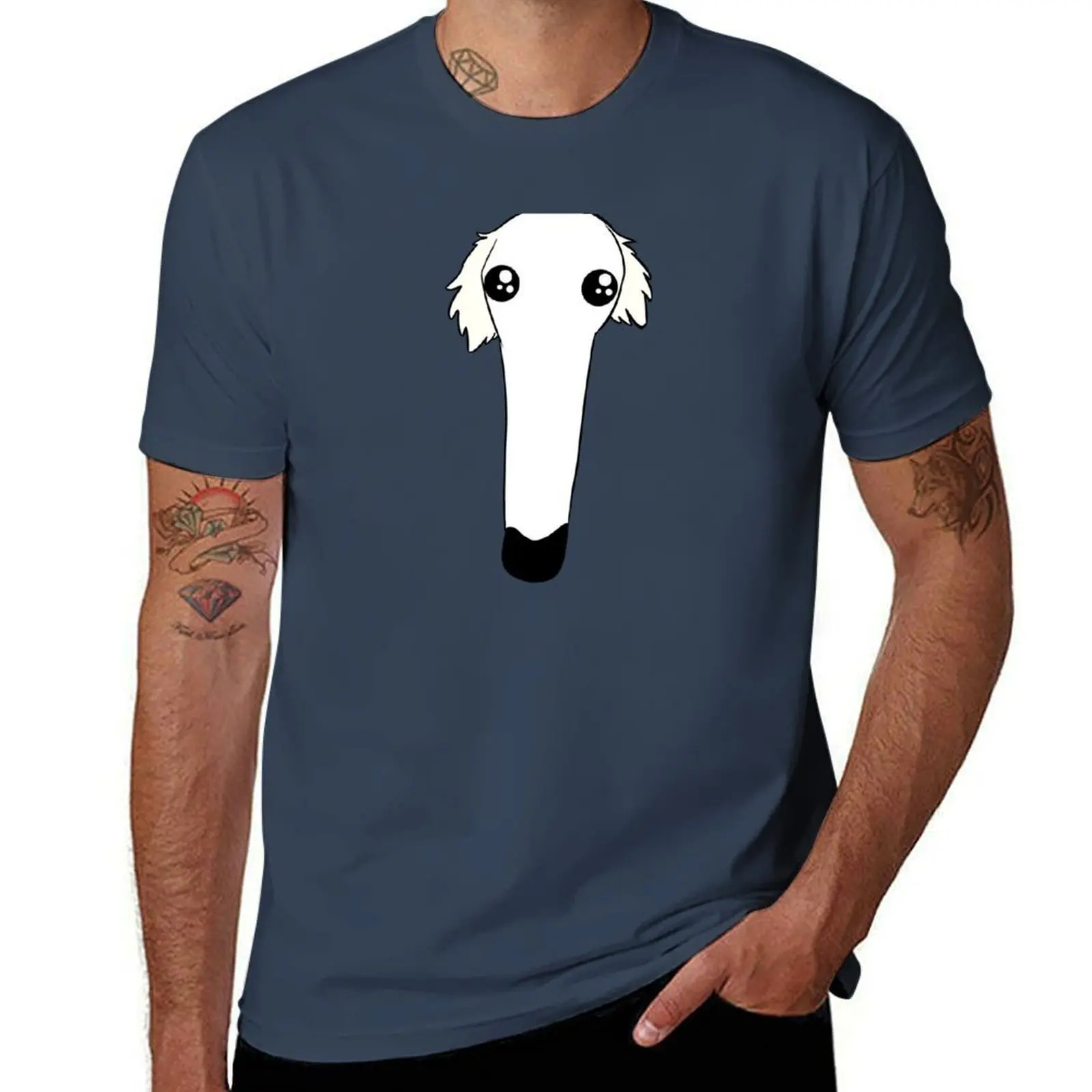 Funny Borzoi the cute long nose dog T-Shirt Halloween Theme T-Shirt