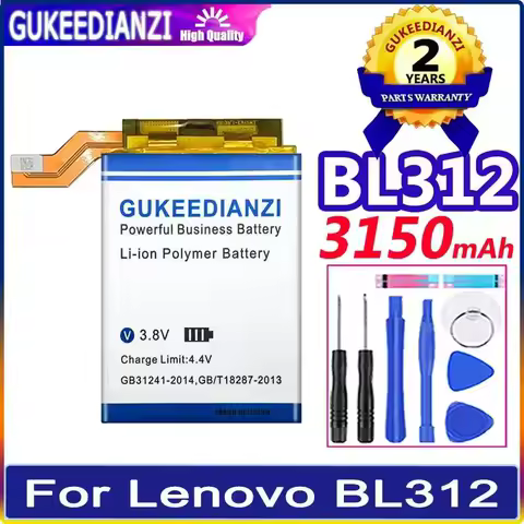 Mobile Phone Battery 3150mAh BL312 High-Efficiency For Lenovo Legion Duel Legion Pro L79031