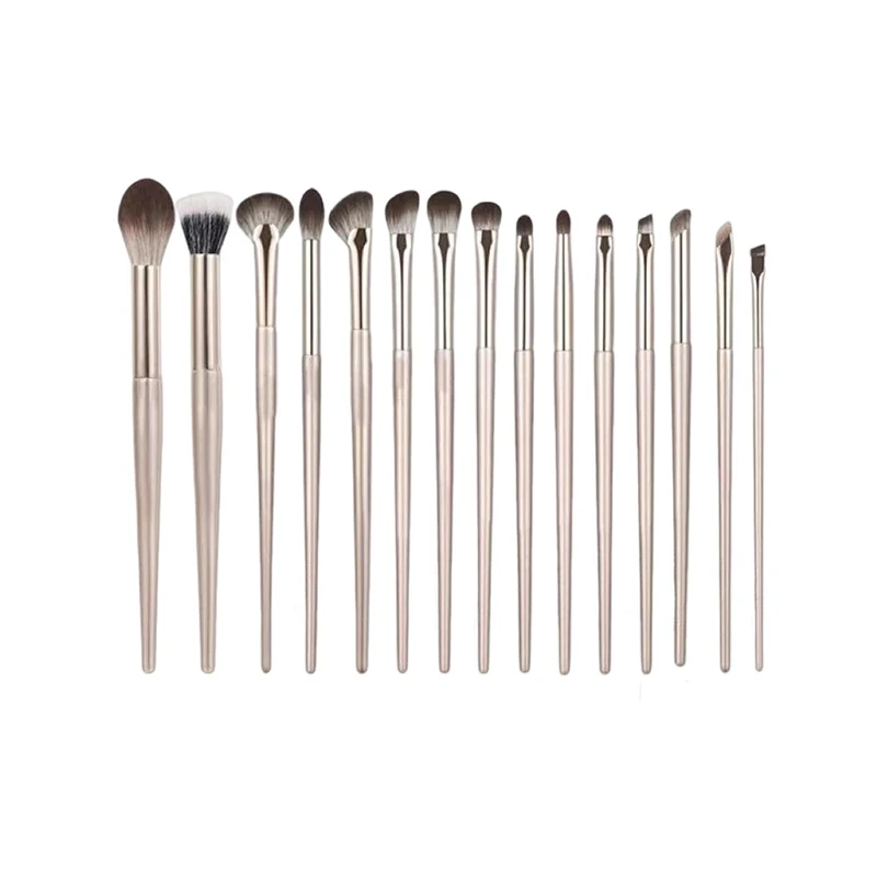 Natural Eye Makeup Brushes Set Eyeshadow Brush Eyebrow Contour Eyeliner Brush Women Eyes Cosmetic Detail Make Up Tools