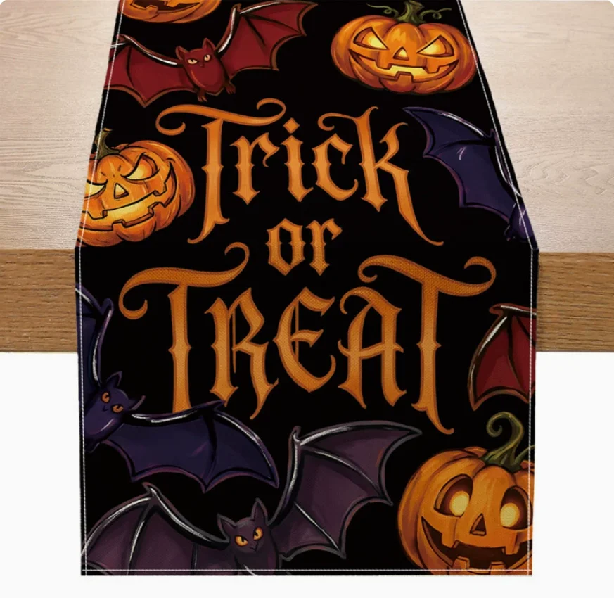 Black Spider Web Table Runner  - Christmas Table Runner 评论和价格