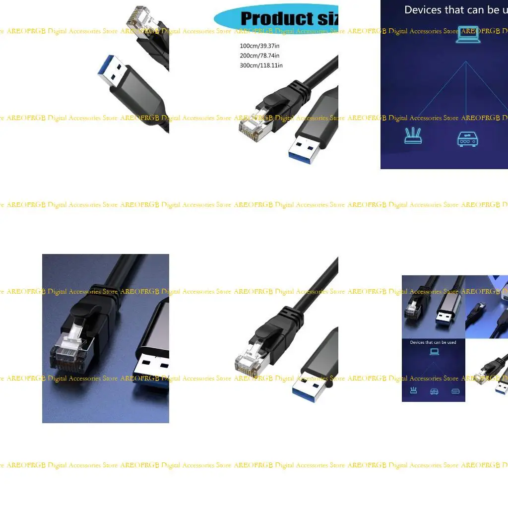 

E21E USB Ethernet Adapter USB3.0 к RJ45 Gigabit Ethernet Networking Adapter