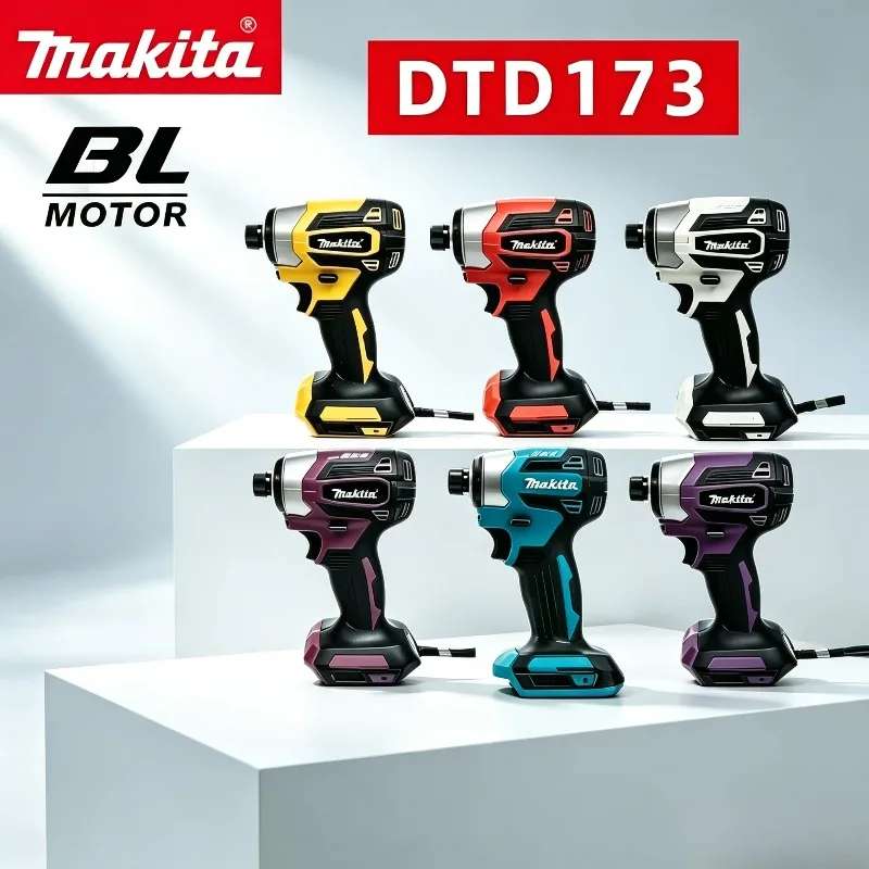 

Brushless Cordless 180 NM Makita DTD173Rechargeable Impact Driver Wood Bolt T-Mode Electric Drill Power Tools For Makita Battery