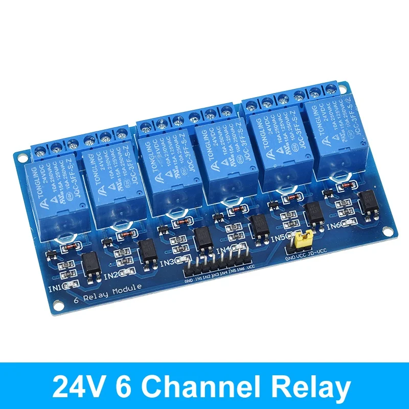 Variant: 24V 6-Kanal-Relais