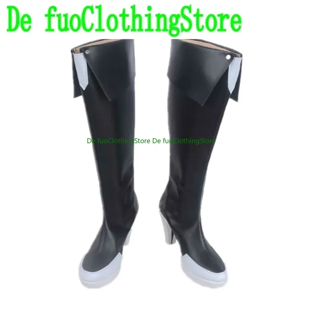 Azur Lane USS Enterprise Cosplay Shoes Boots Free Ship Christmas Game Anime Halloween DefuoClothing Shoes Store