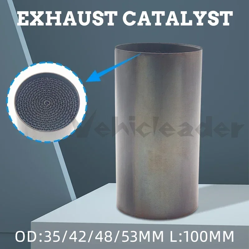 35/42/48/53mm Universal Motorcycle Exhaust Front Mid Link Pipe End Connect Pipe DB Killer for Motorcross Exhaust Muffler Can