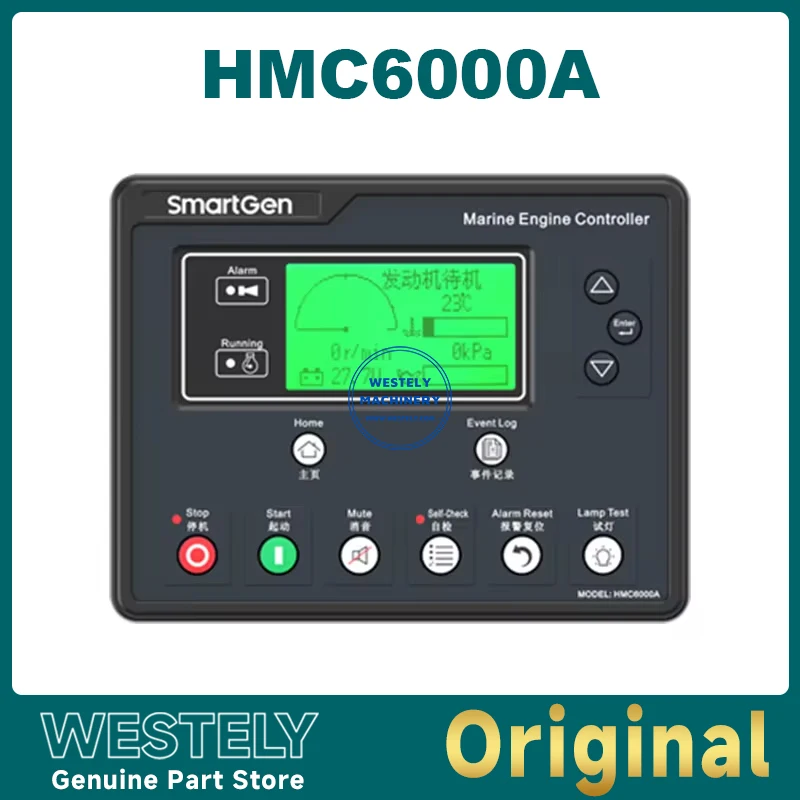 

Original HMC6000A Marine Diesel Generator Controller Diesel Engine Control Module Screen Monitoring Display Instrument