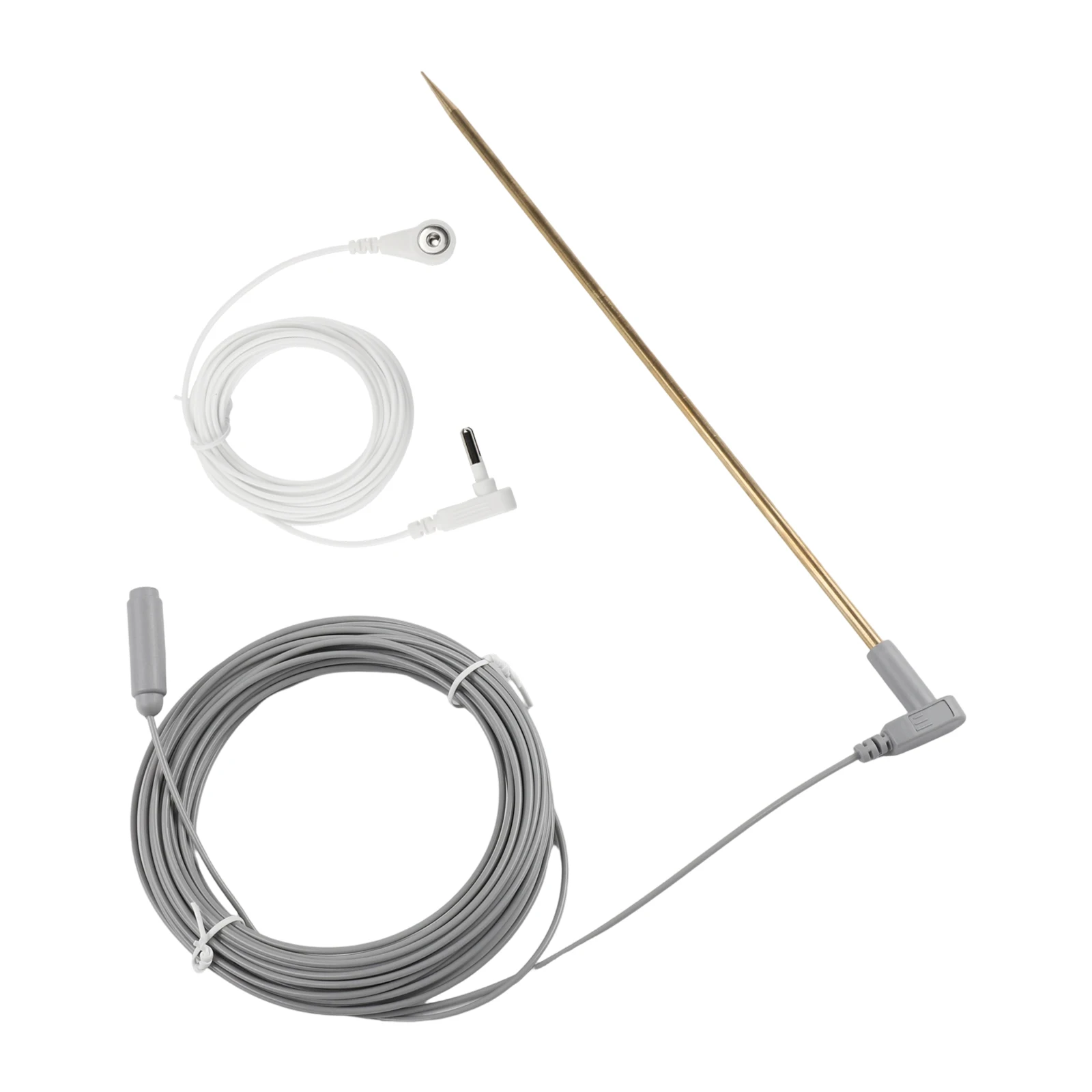 Grounding Kit with 30cm Rod and 2 Ground Wires Perfect for Mats Pads and Furniture Safe Electrical Dissipation