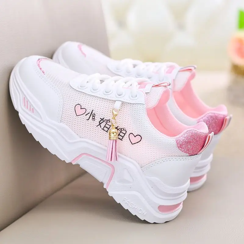 Tenis Feminino 2023 Tennis Shoes for Women Gym Sports Shoes Female Platform Sneakers Breathable Air Mesh Trainers Basket Femme