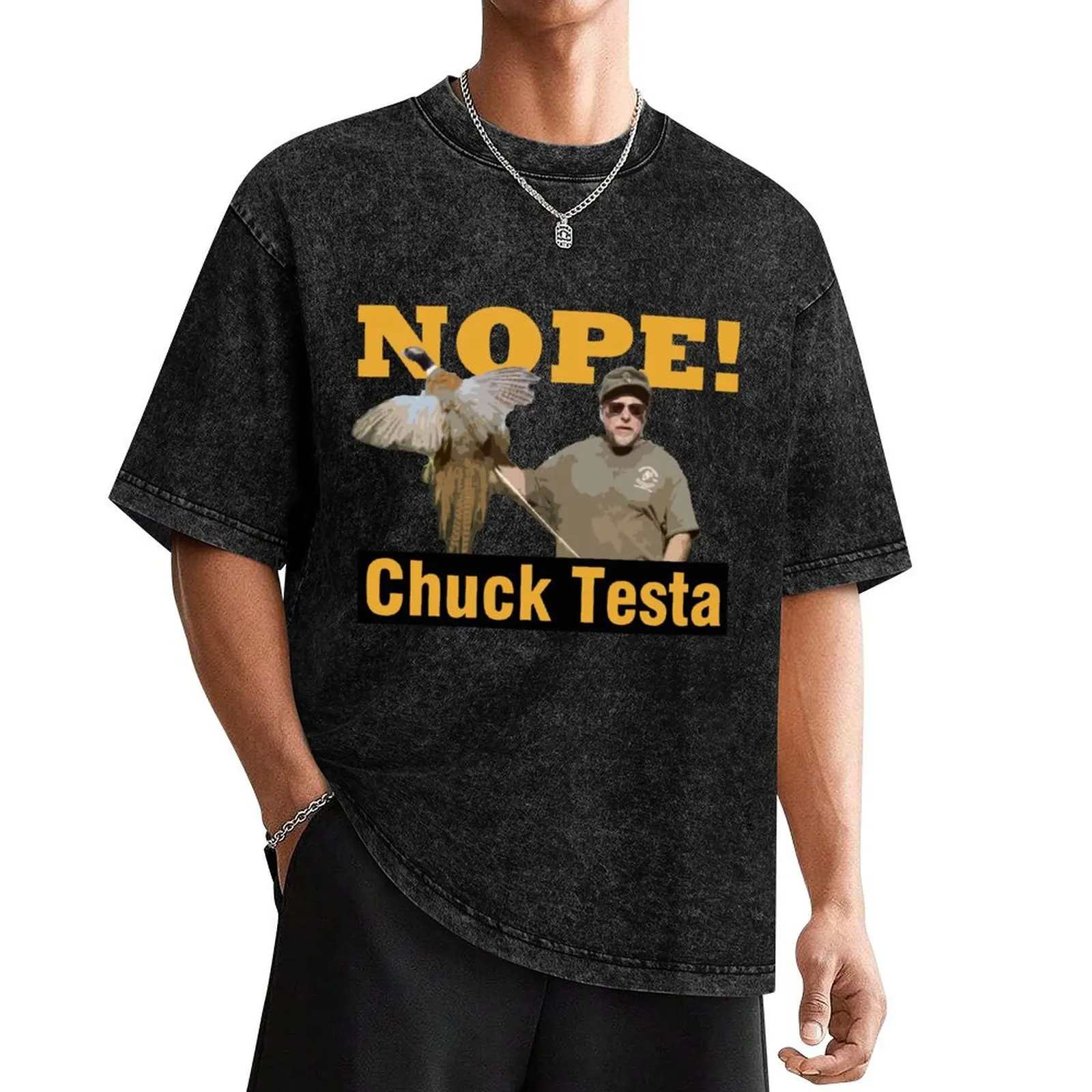 

Chuck Testa T-Shirt tees customizeds anime shirts men